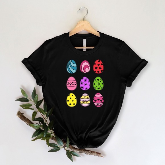 Easter Egg Shirt, Happy Easter Shirt, Easter Shirt, Cute Easter Shirt - Picture 1 of 2
